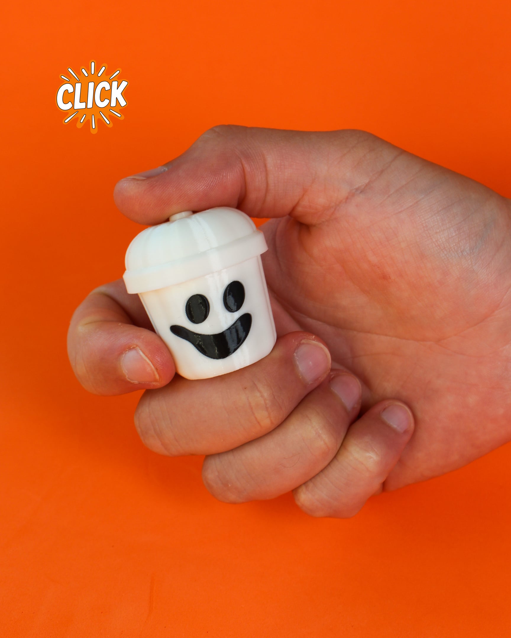 Classic Halloween Buckets Fidget Clickers Keychain 3d model