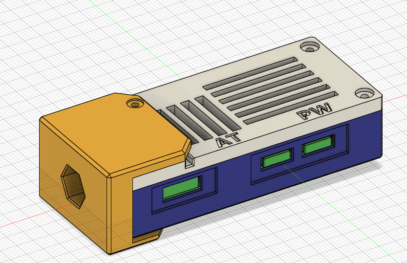 Raspberry pi zero w camera case 3d model