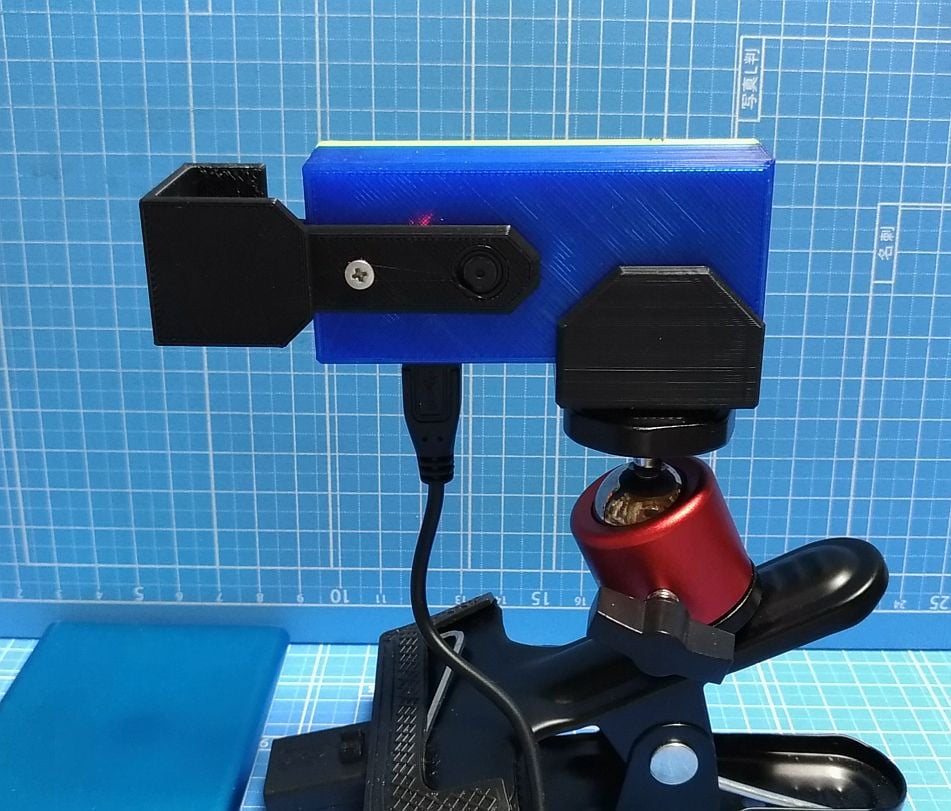 Raspberry pi zero w camera case 3d model