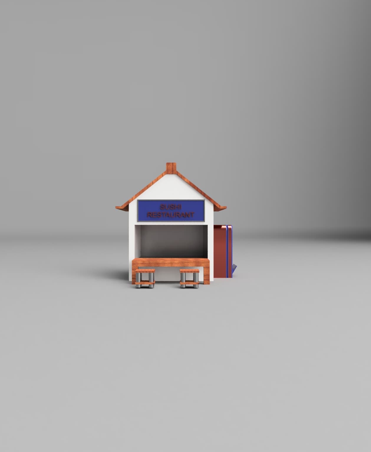 Sushi Restaurant 3d model