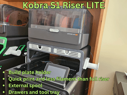 Anycubic Kobra S1 Riser LITE 3d model