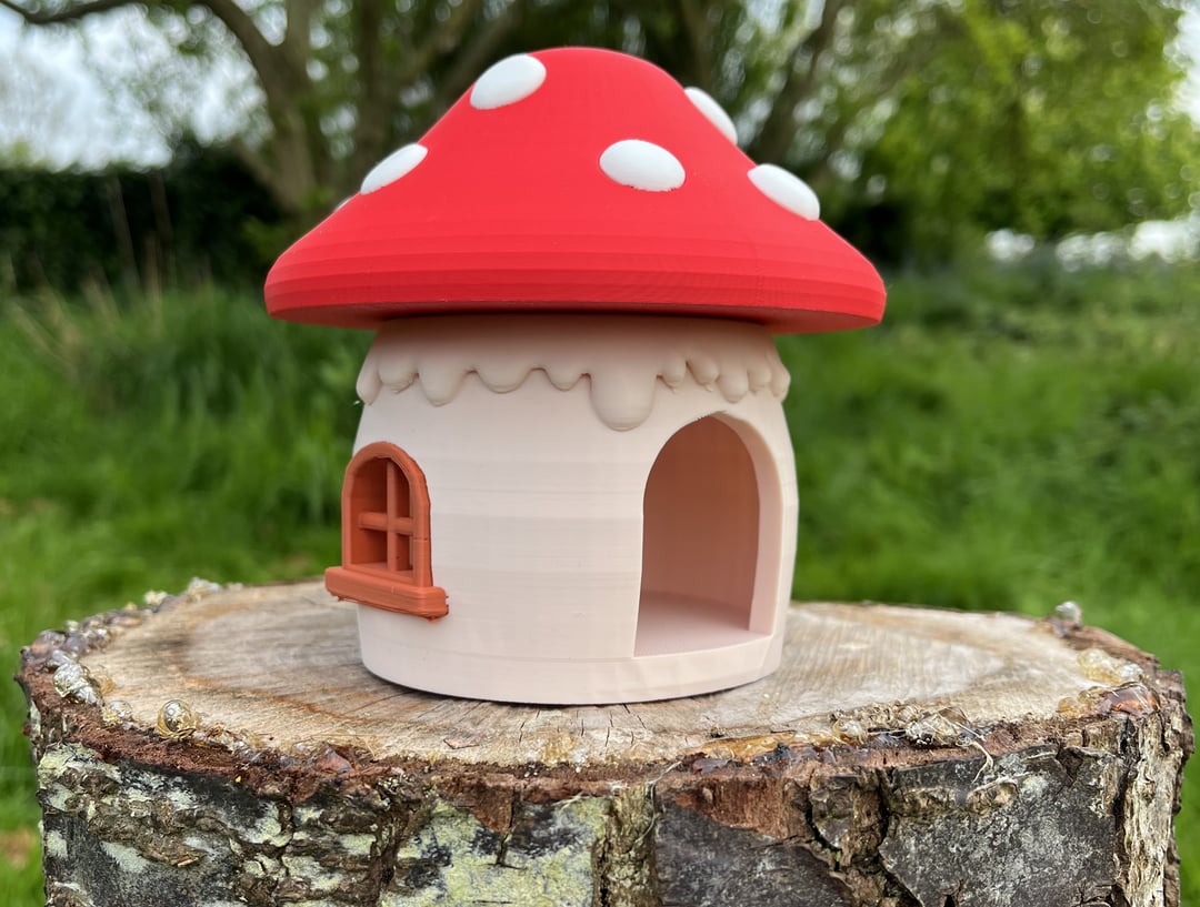 Mini Mushroom House | Fantasy Collection | The Printed Burrow 3d model