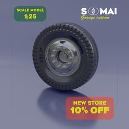 Truck Wheel.stl 3d model