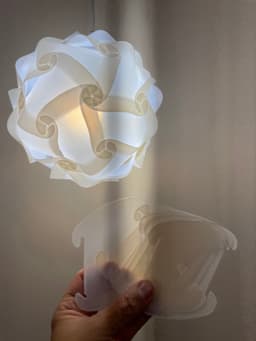Lamp Shade, or Geometric Ball made with patterns 3d model