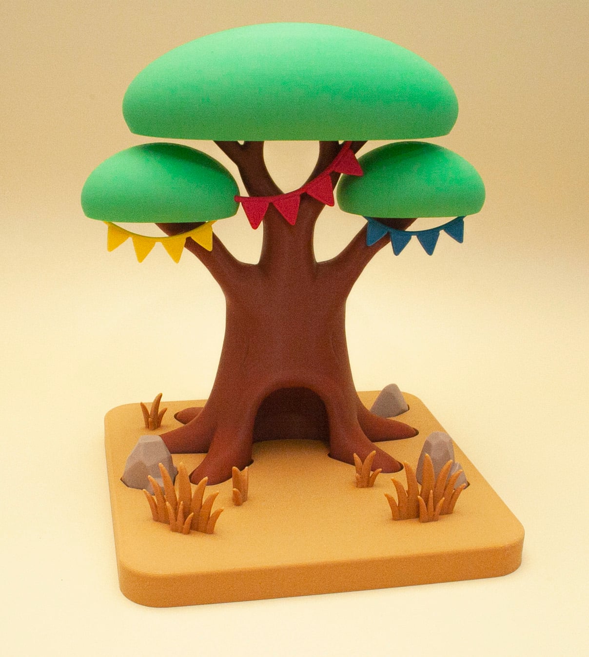 Zebra Savannah Tree 3d model