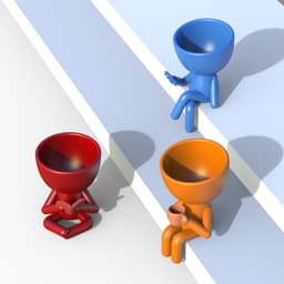 Add personality to your plant collection with the 3D Human Planter Set – a charming trio of characte 3d model