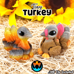Tiny Turkey 3d model