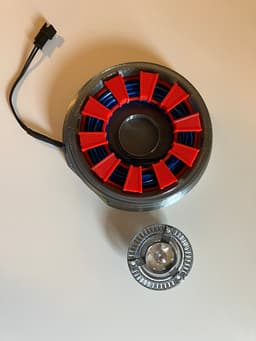 Solderless Remix of Wearable Arc Reactor 3d model
