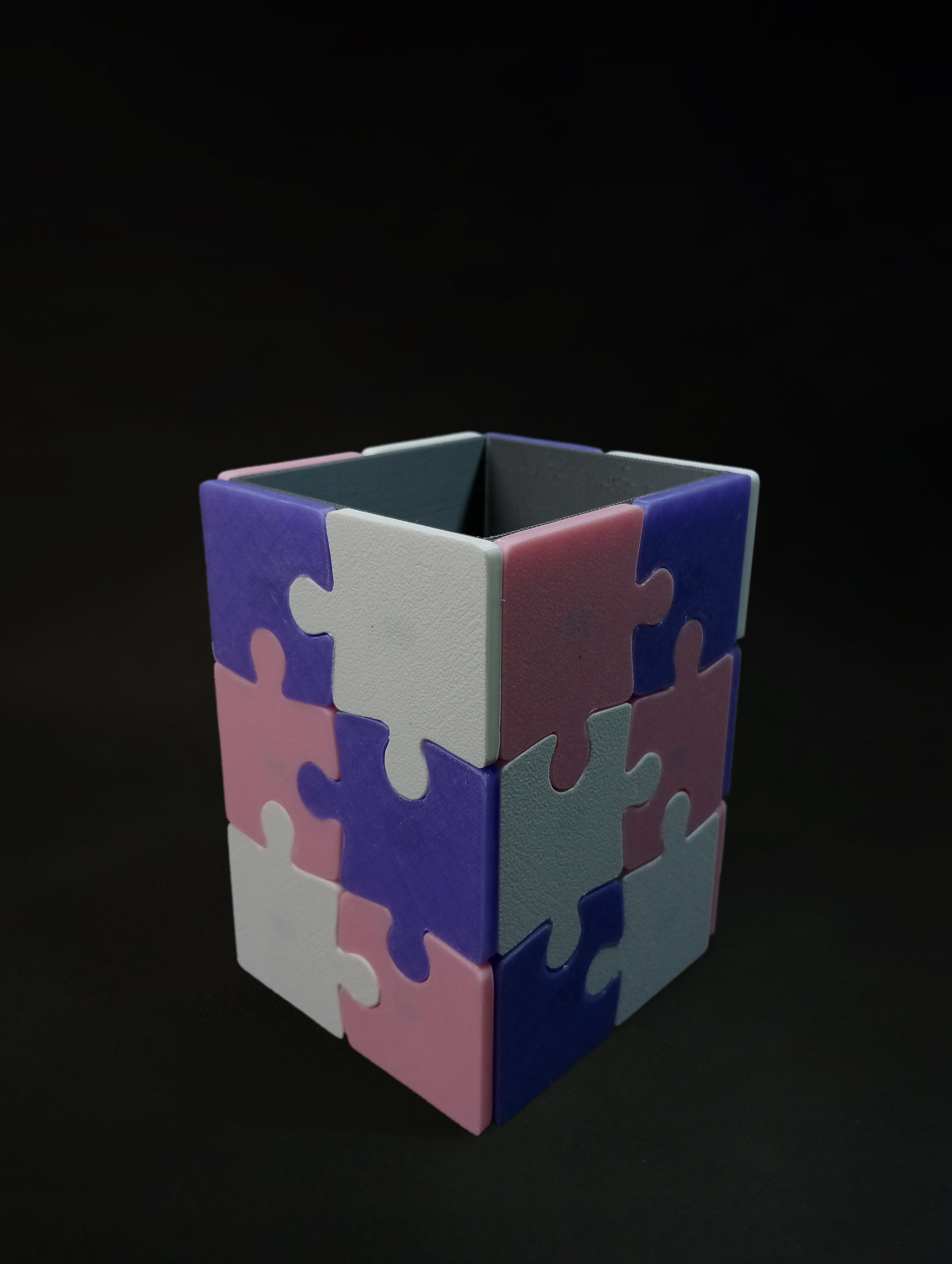 Puzzle Pencil Organizer 3d model