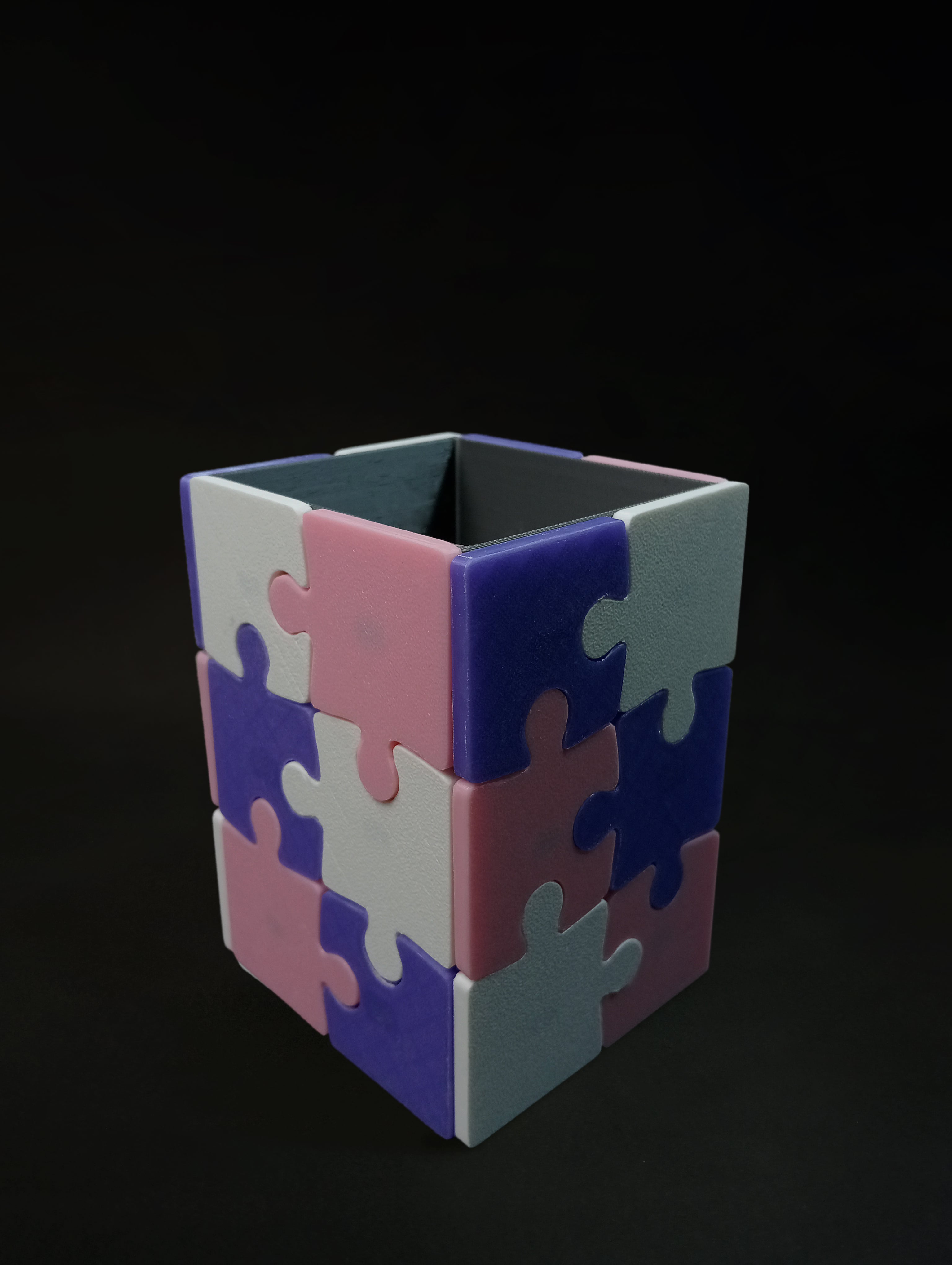 Puzzle Pencil Organizer 3d model