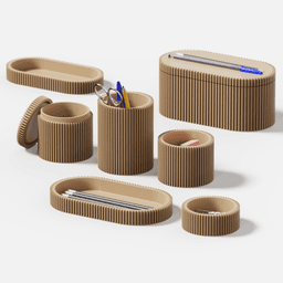 FIN Collection - Desk Organizer Set 3d model