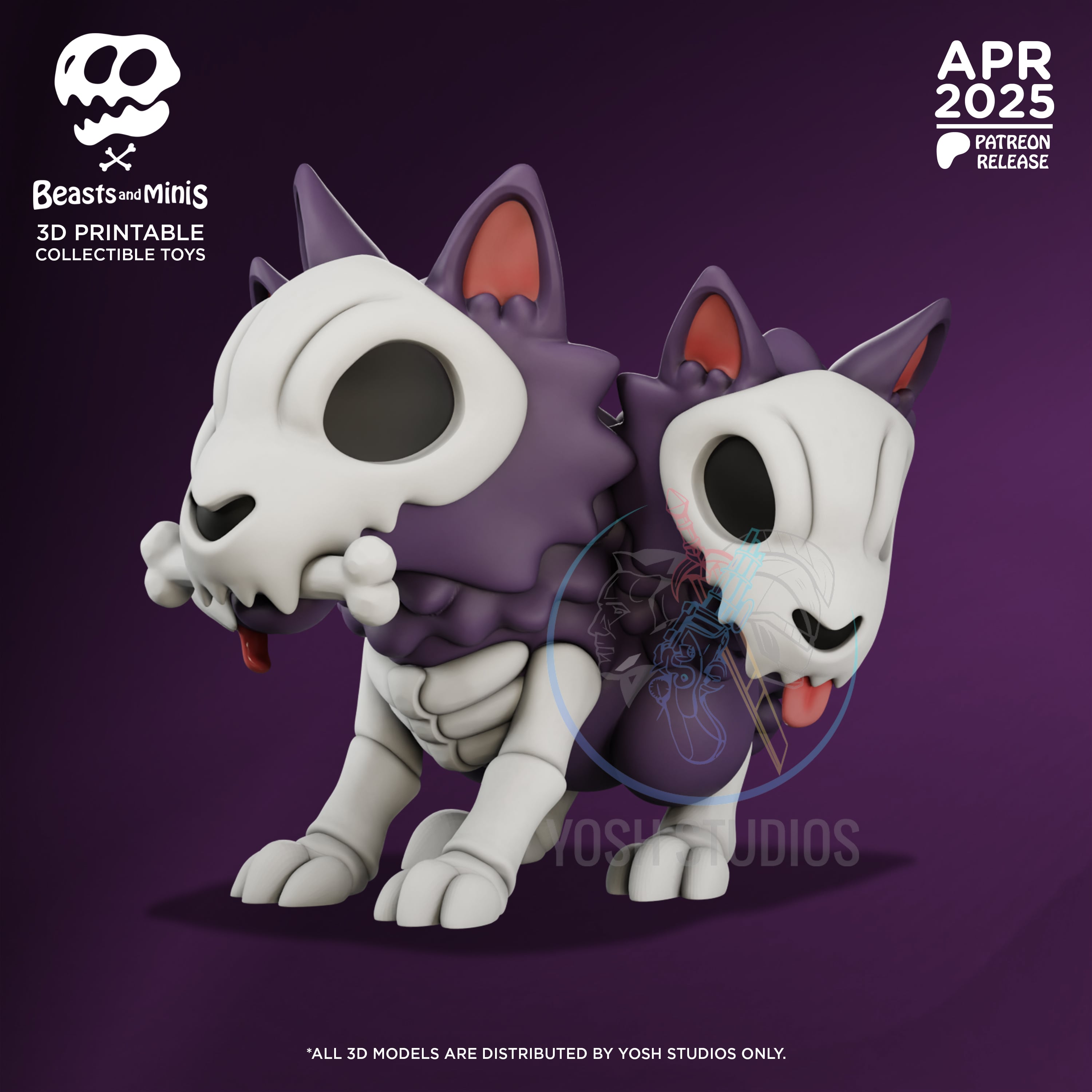 Cerberus Beast Mini 3D Printer File STL 3d model