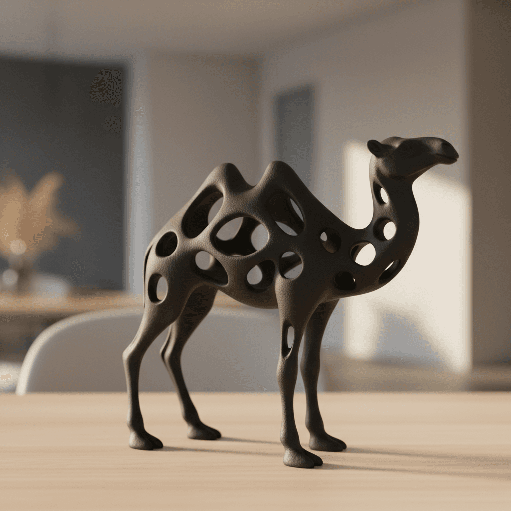Artistic Hollow Sculpture STL 3d model