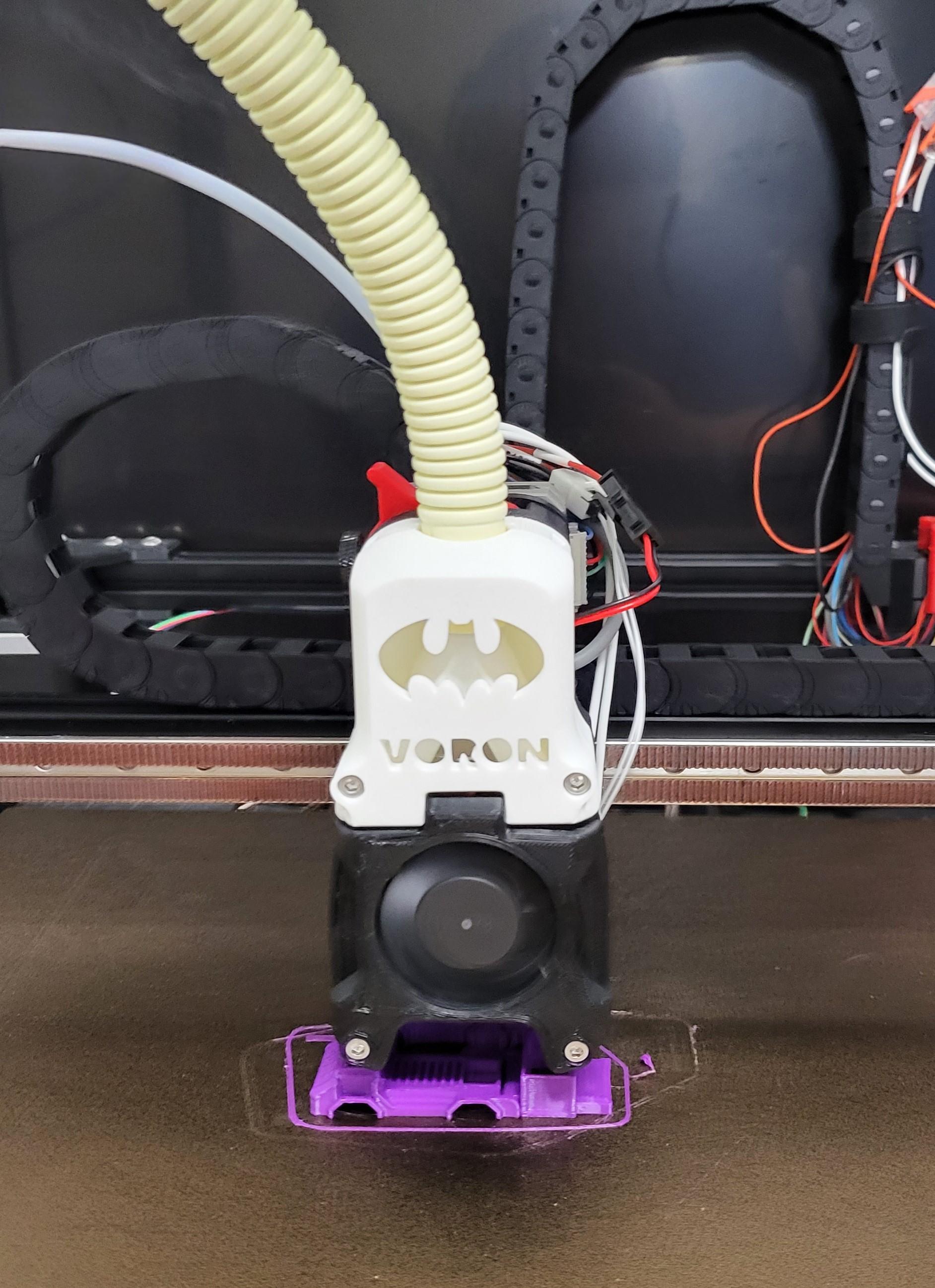 remote cooling for voron 2 - Good design.  I was lazy and shaved off the oversized ducts that require the included backplate.  Cooling is much improved now. - 3d model