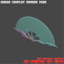 Anran Cosplay Zhuque Fans Overwatch 3d model