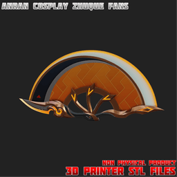 Anran Cosplay Zhuque Fans Overwatch 3d model
