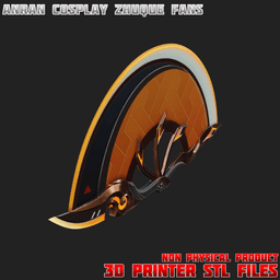 Anran Cosplay Zhuque Fans Overwatch 3d model