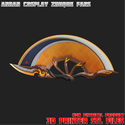 Anran Cosplay Zhuque Fans Overwatch 3d model
