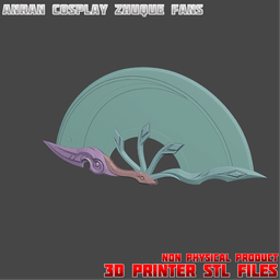 Anran Cosplay Zhuque Fans Overwatch 3d model