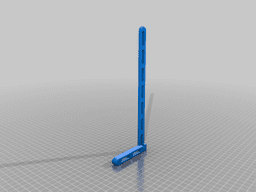 Smaller GPU Support Bracket with FreeCAD Project Source 3d model