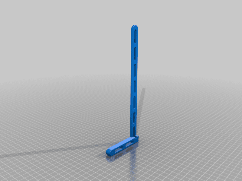 Smaller GPU Support Bracket with FreeCAD Project Source 3d model