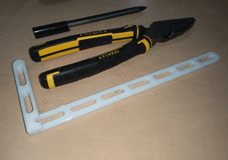 Smaller GPU Support Bracket with FreeCAD Project Source 3d model