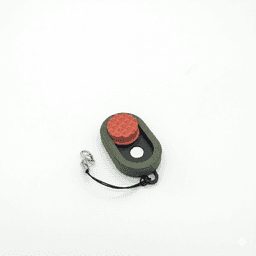 Magnetic Fidget Slider with Keychain, Spiked Mini Pain Stim Sensory Toy 3d model
