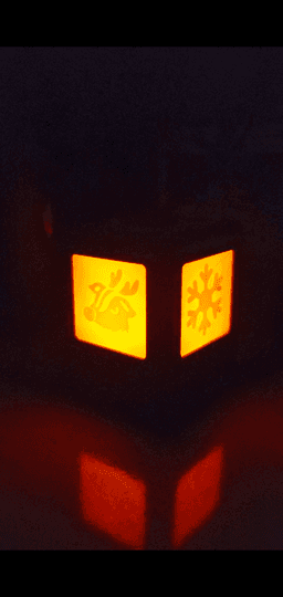Modular Tealight Slideshow Christmas Light 3d model