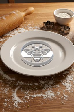 Bee Cookie Cutter, Biscuit Cutter 3d model