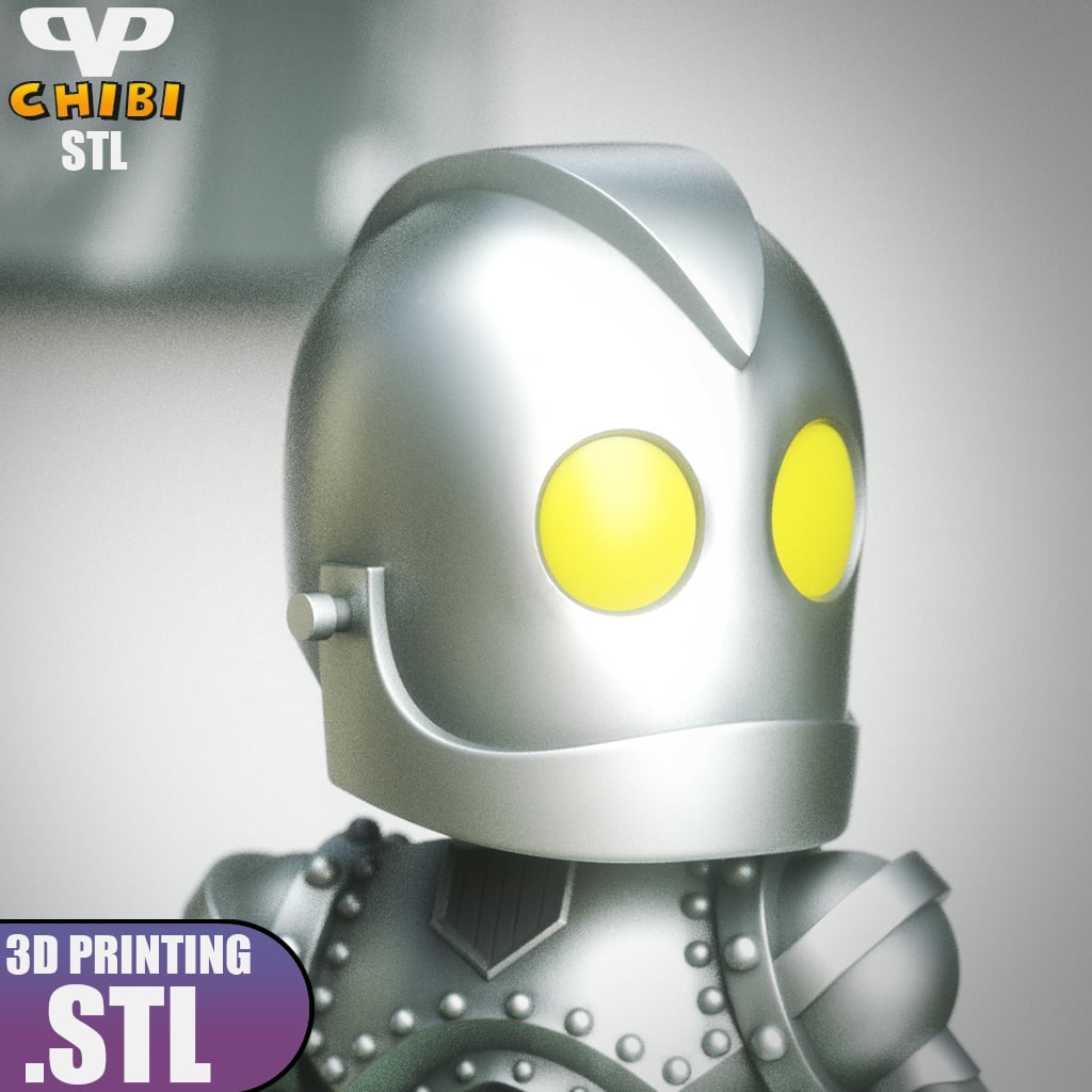 Iron Giant Chibi STL for 3D Printing ChibiSTL 3DXM 3d model