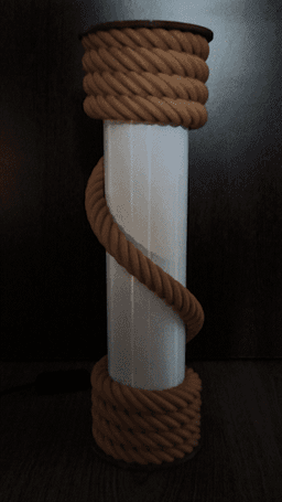 Rope Lamp 3d model