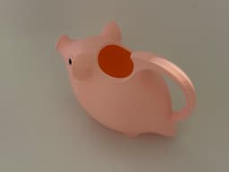 Piggy Watering Can – Cute Animal Garden Planter Decor 3d model