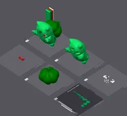 Window Bulbasaur - Pokemon 3d model