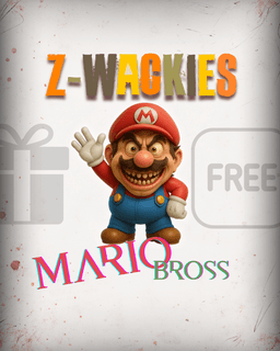 Z-WACKIES MARIO BROSS FOR FREE 3d model