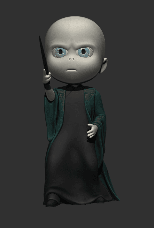 Little Big Head- Voldemort 3d model