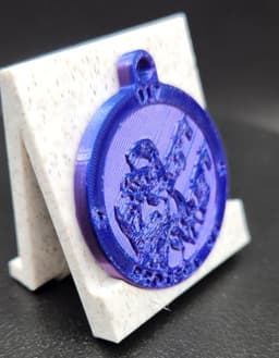 St Halo Necklace Pendant 3d model