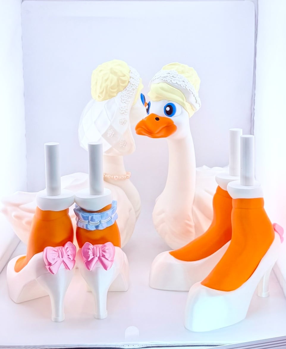 Bride Goose Gear for Porch Goose 3d model