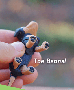 Dachshund - Articulated Ludo Dog 3d model
