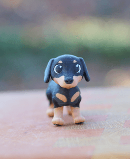 Dachshund - Articulated Ludo Dog 3d model