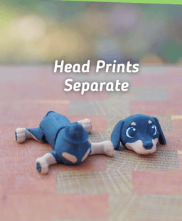Dachshund - Articulated Ludo Dog 3d model