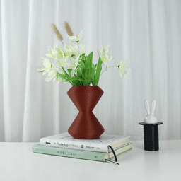 The Chrono Vase STL 3D Print File, Home Decor Vase for Plants and Flowers 3d model
