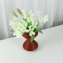 The Chrono Vase STL 3D Print File, Home Decor Vase for Plants and Flowers 3d model