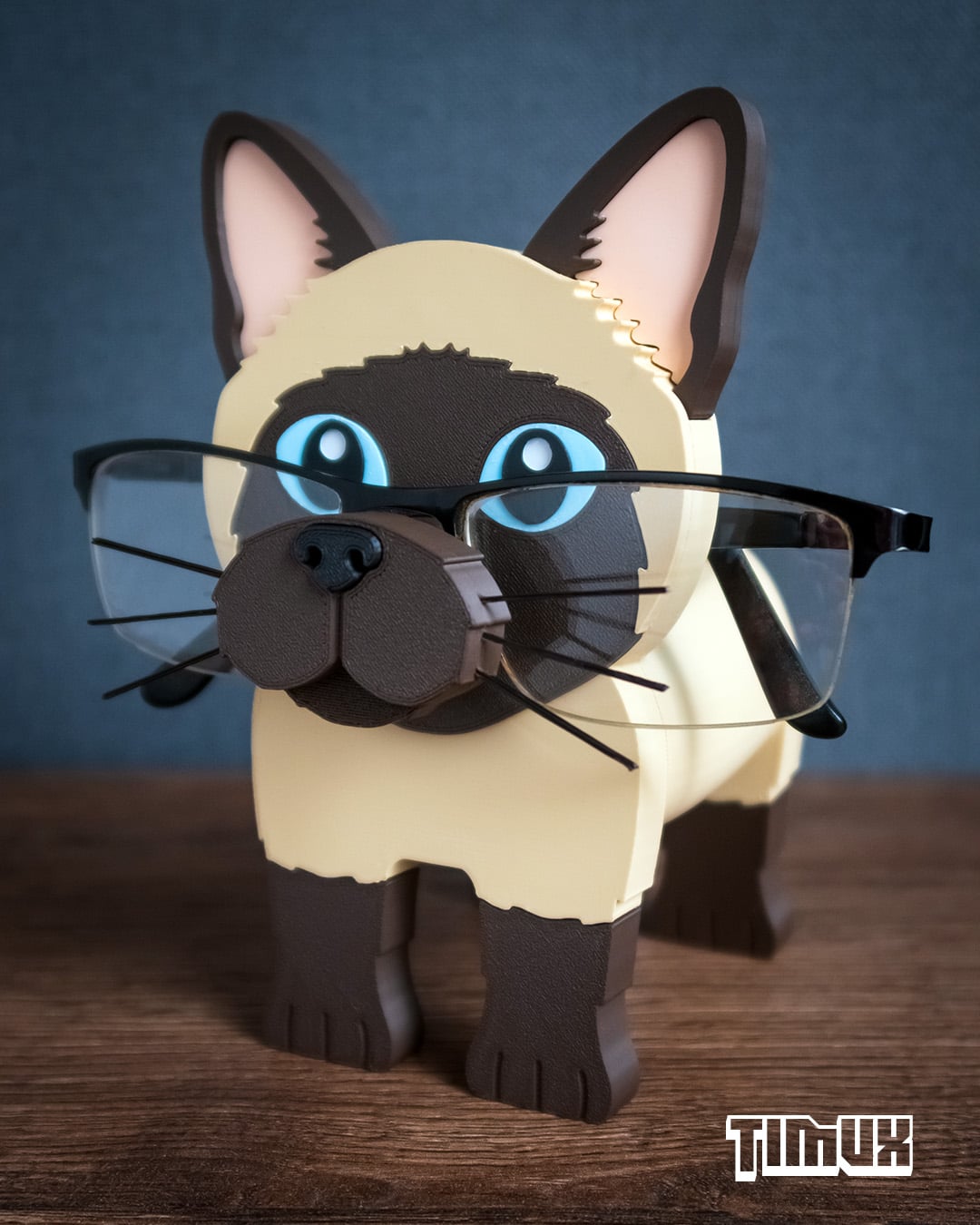 SIAMESE CAT GLASSES HOLDER 3d model