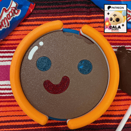 Paleta Payaso Coasters โ Set of 4 Mexican Candy Coasters 3d model