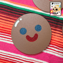 Paleta Payaso Coasters โ Set of 4 Mexican Candy Coasters 3d model