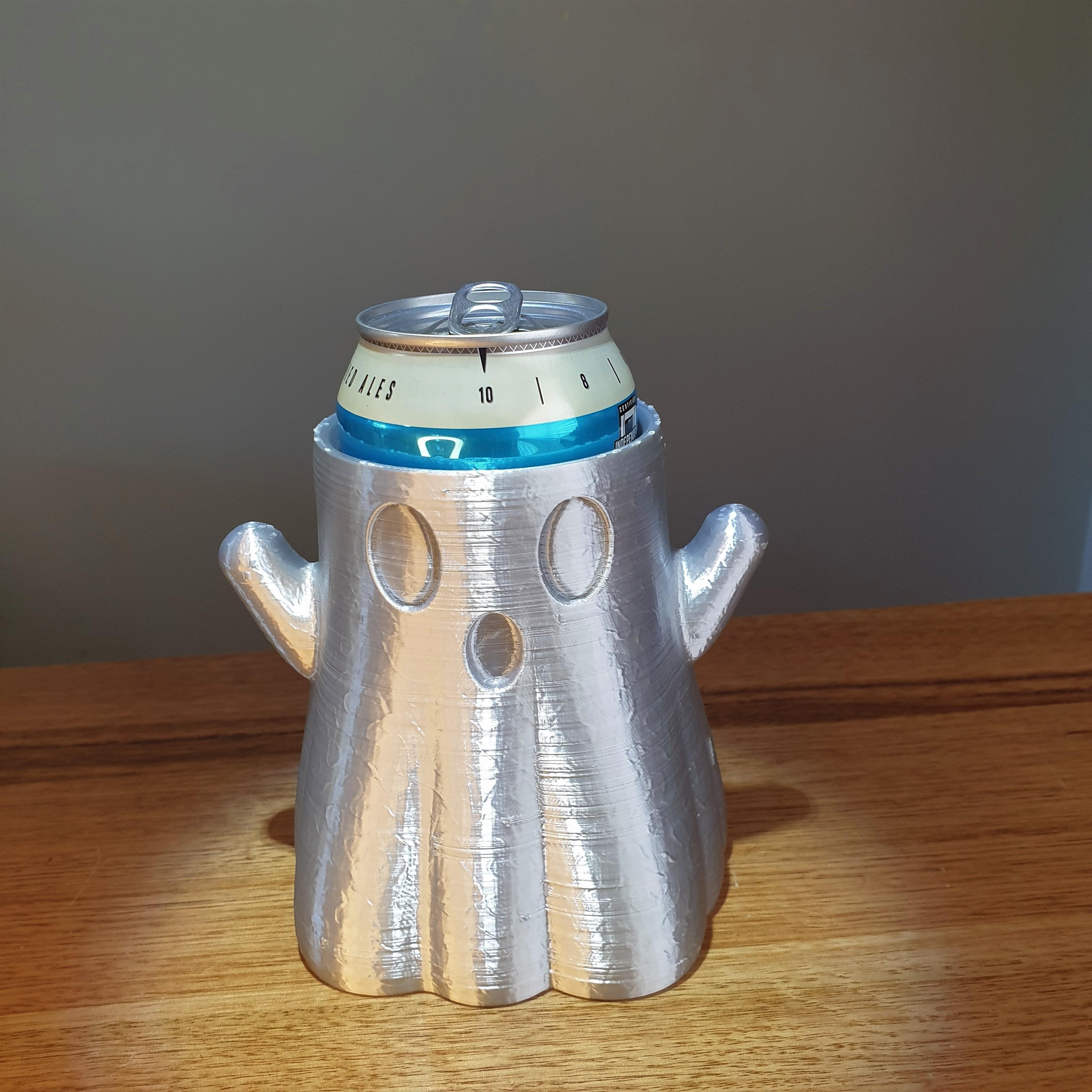 Ghostie Halloween Can Cup - Ghost 12oz Can Koozie 3d model
