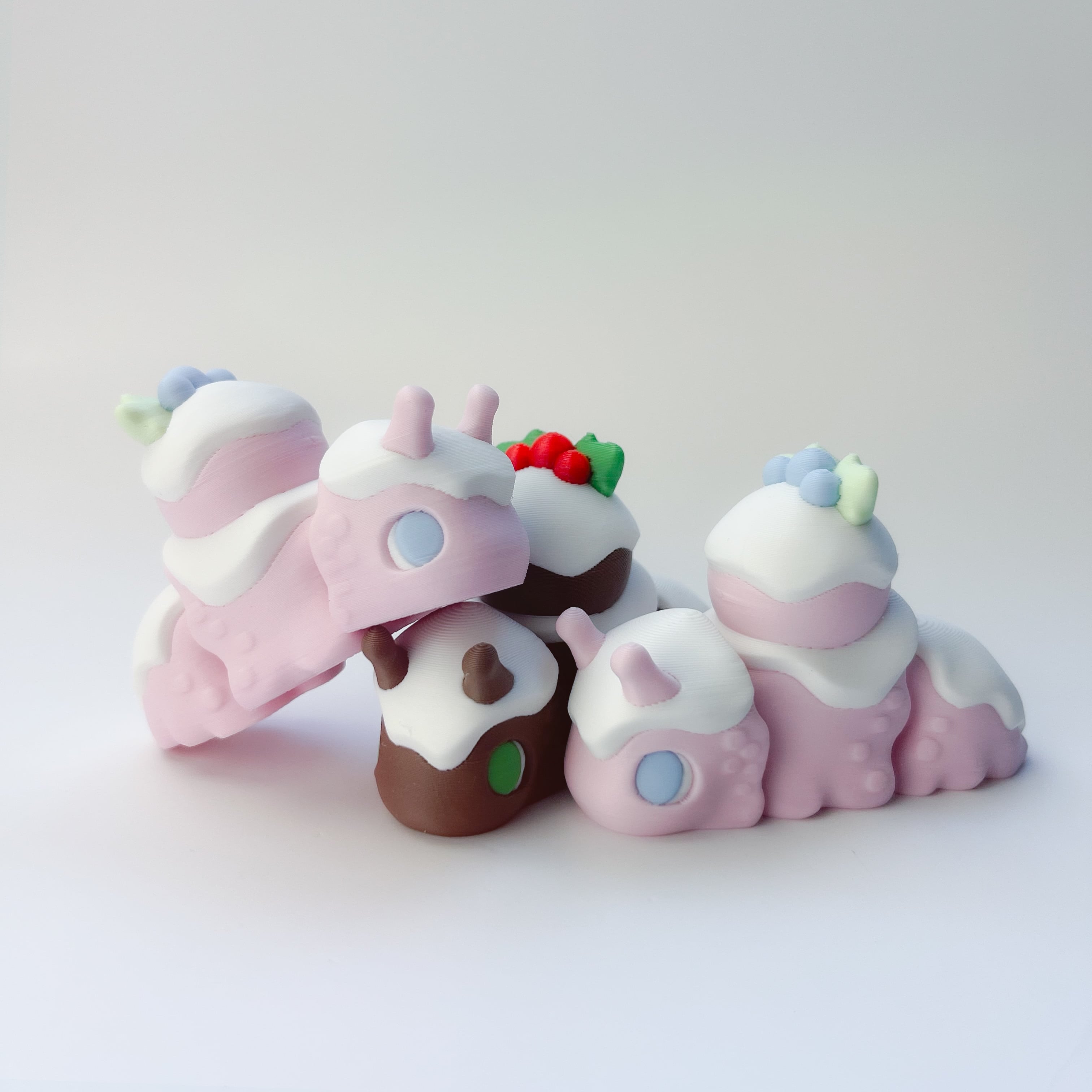 Ginger Bread Snails 3d model
