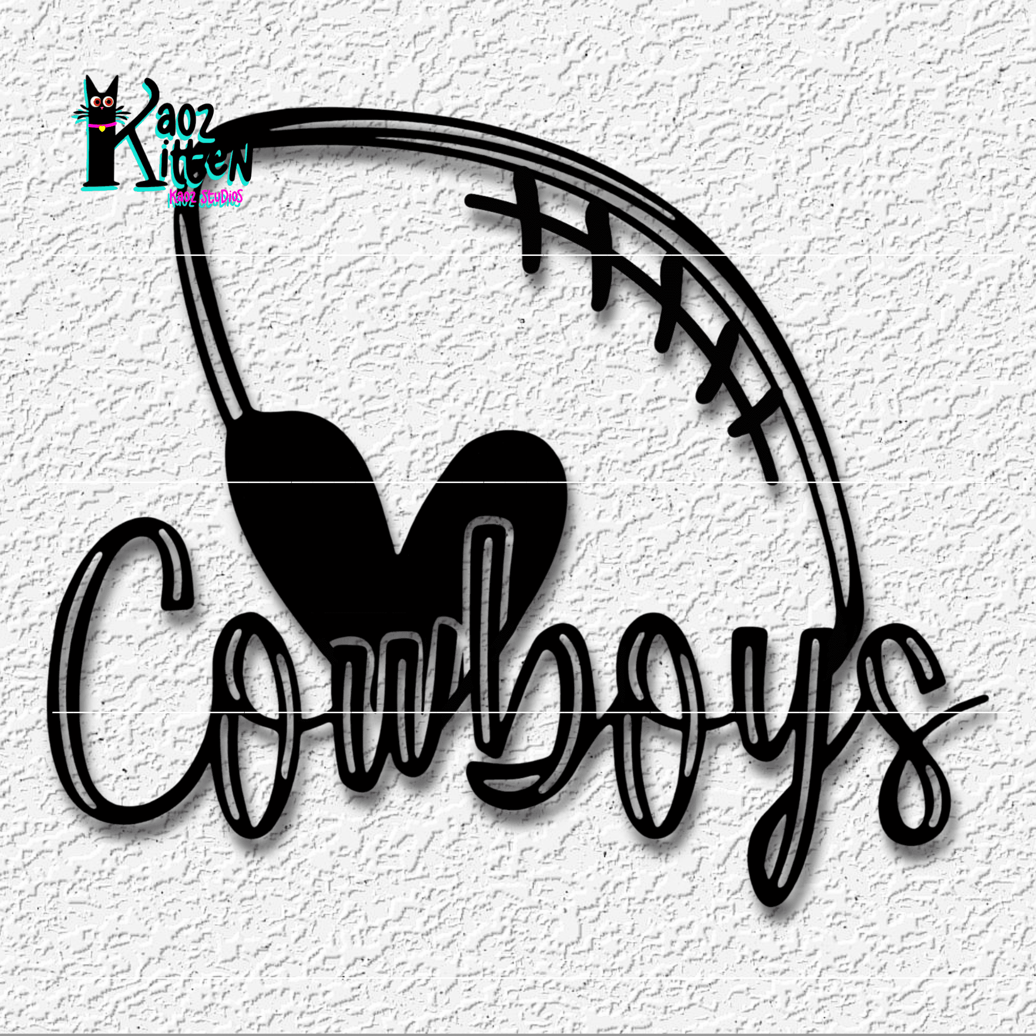 Dallas Cowboys wall art Football Team Decor Love 3d model