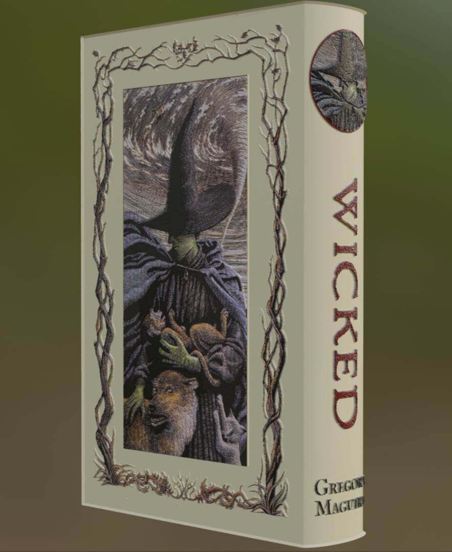 Wicked - Book Litho 3d model