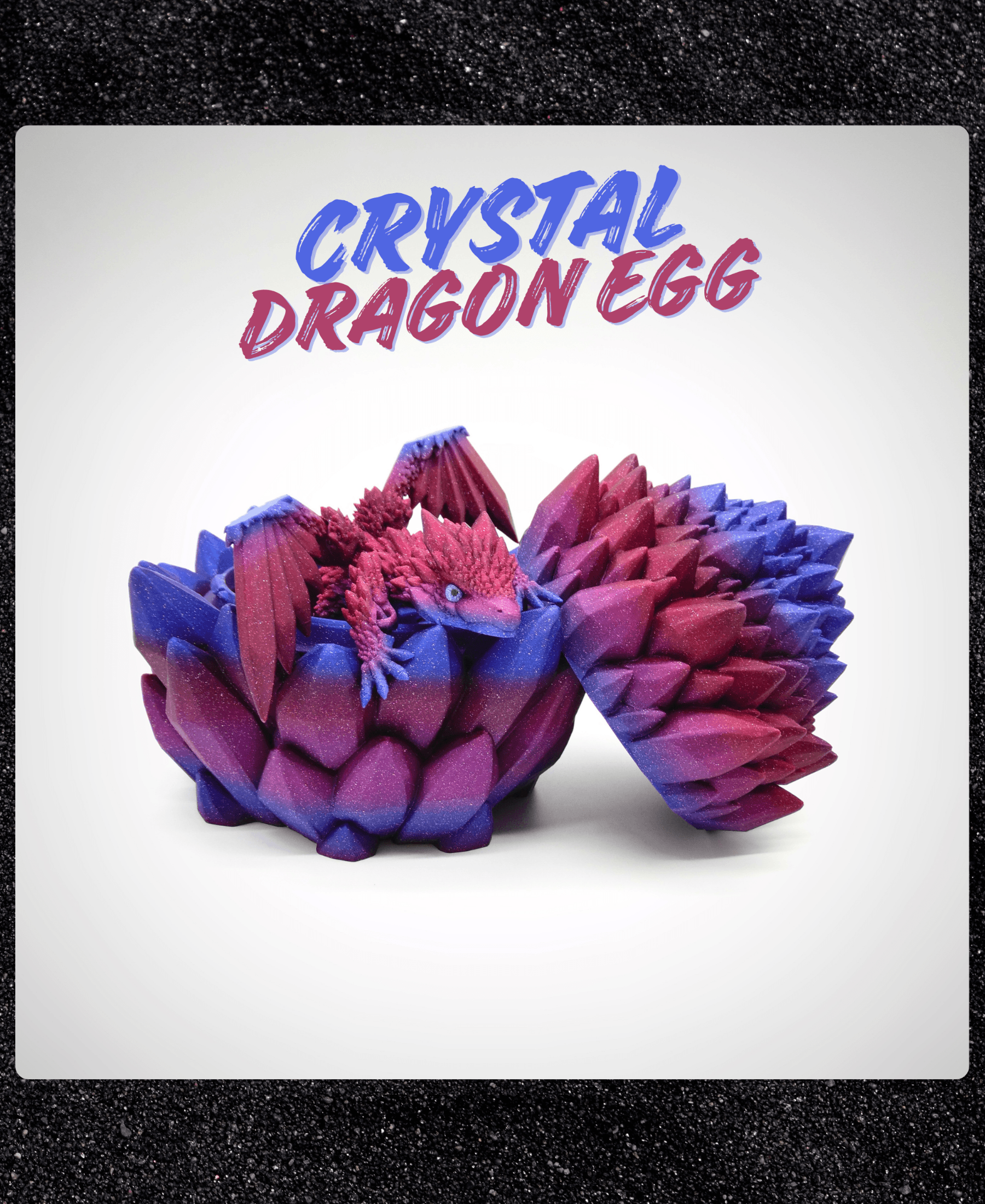 Crystal Dragon Egg 3d model